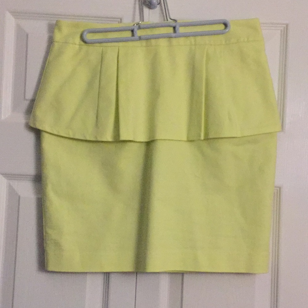 Peplum skirt